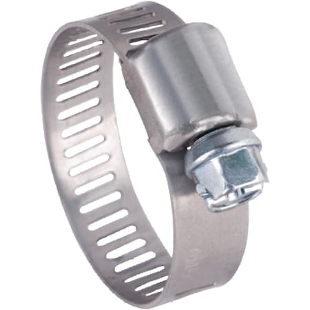 Seachoice Plated Screw Hose Clamps, 1/2" Band, Size #48, 10/Bx 23373